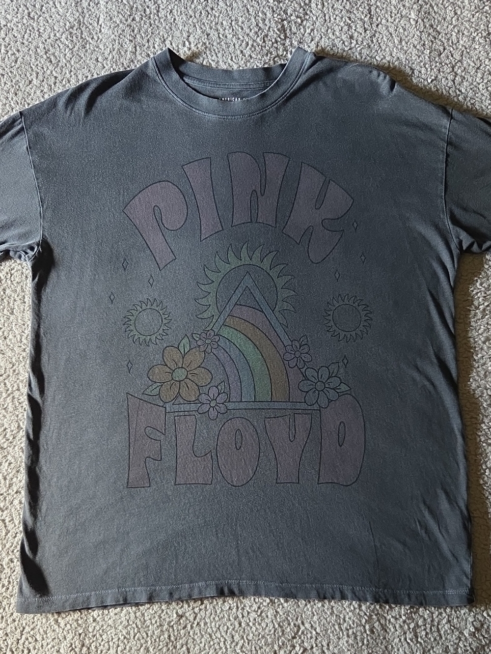 AE Pink Floyd Band Graphic Soft Short Sleeve Tee